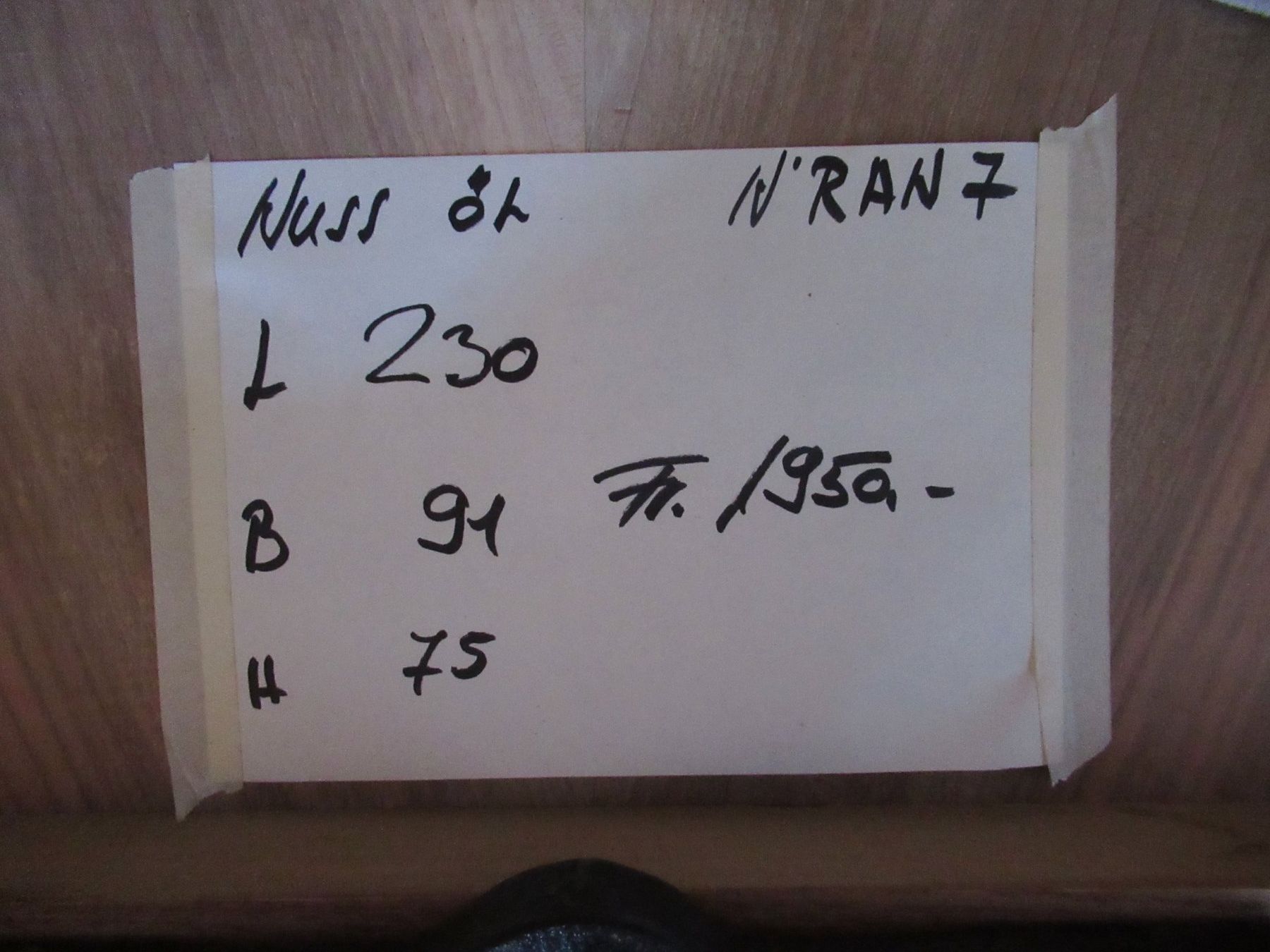 Tavoli: Beizentisch (Nuss/230) – Nuovo (secondo la descrizione) da Berg SG venduto da Pizza58 7