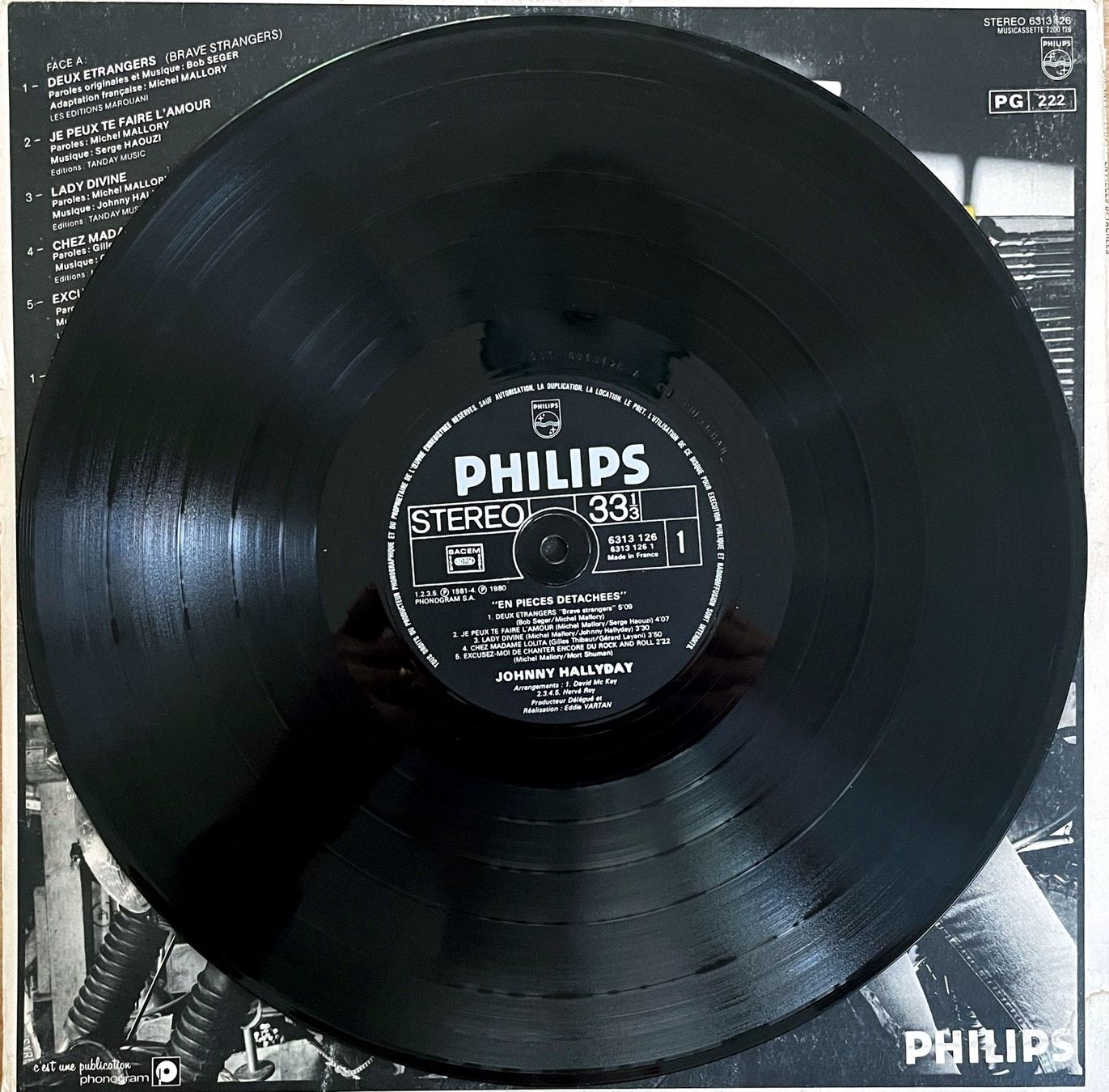 Schallplatten: Johnny Hallyday - En pièces détachées – Gebraucht aus Savagnier von Ne2065 2