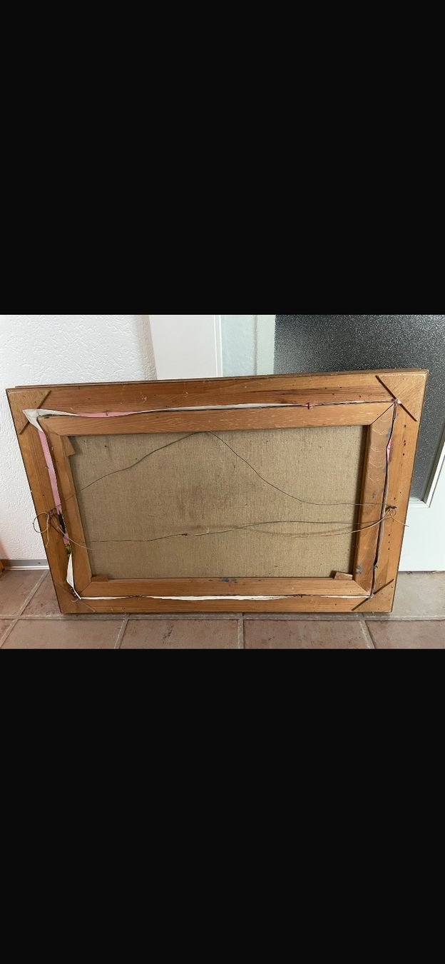 Poster & Bilder: Goldener Rahmen, Vintage Look mit Bild – Gebraucht aus Heimenschwand von morgenstern09 1