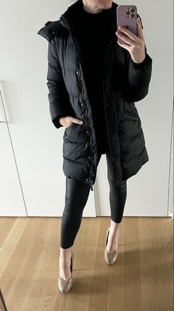 Marc O'Polo Daunenparka schwarz Gr. 38 Mantel Jacke schwarz