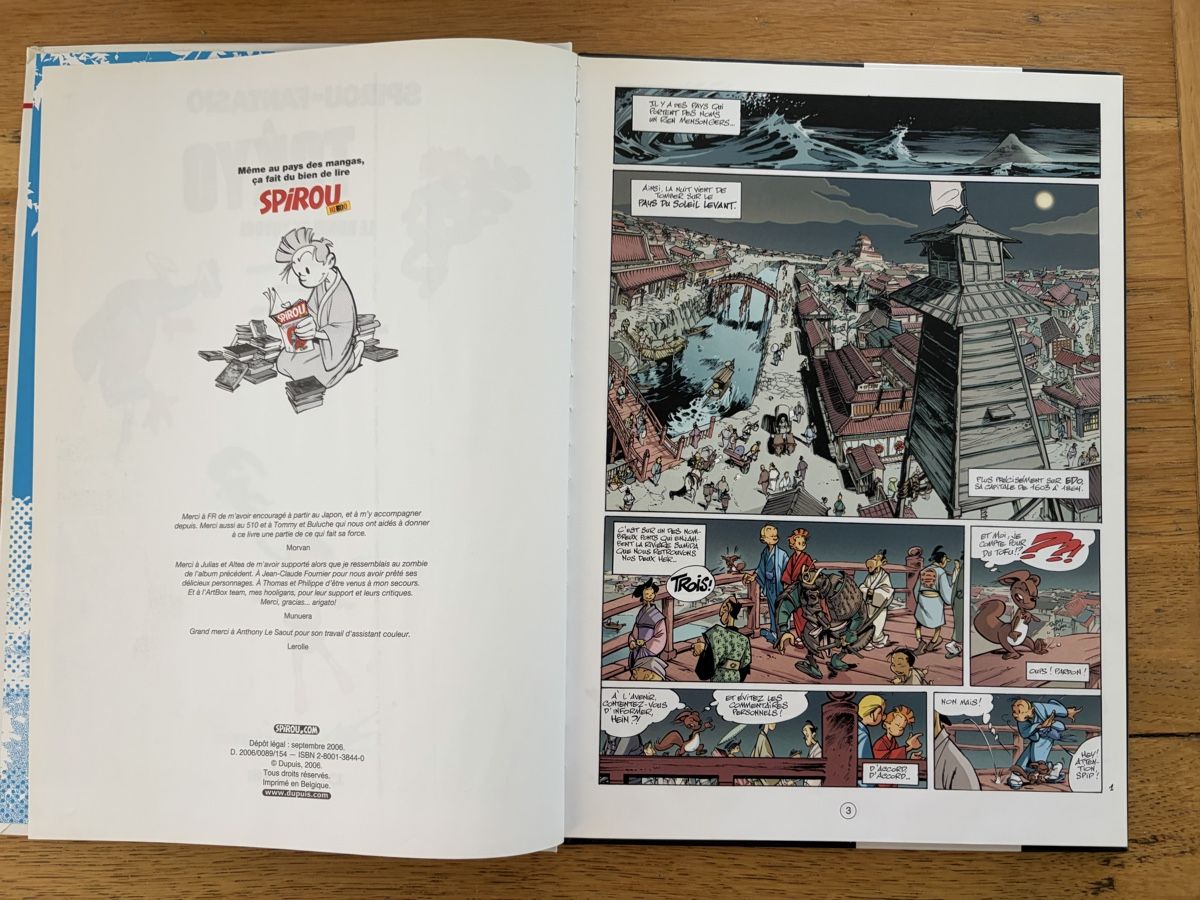 Fumetti:  BD Spirou et Fantasio à Tokyo  – Usato da Echallens venduto da JAR69 3