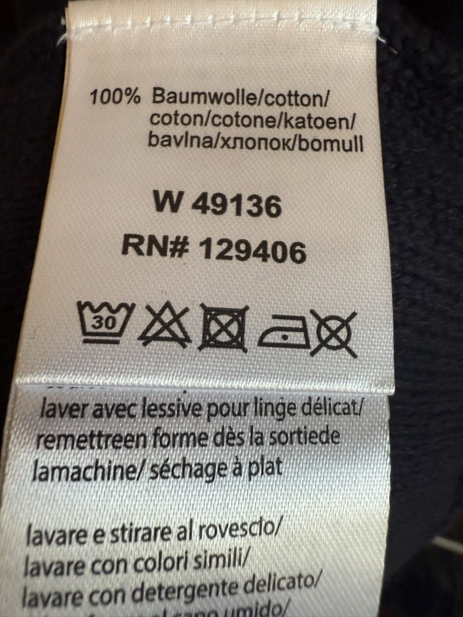 Maglioni & Felpe: Pull bleu marine coton Rick Cardona, t.M/38 – Usato da Tavannes venduto da Thriftshop 4