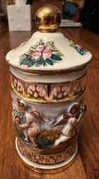 Vintage Capodimonte Porzellan-Dose mit Deckel – Italien