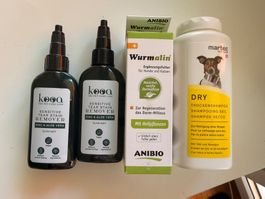 KOOA Tear Stain Remover & ANIBIO Wurmalin & Martec Trocke...