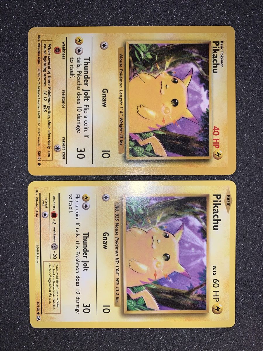 Pokémon Carte collezionabili: Pikachu 58/102 1999 – Usato da Bironico venduto da ars_z6lb