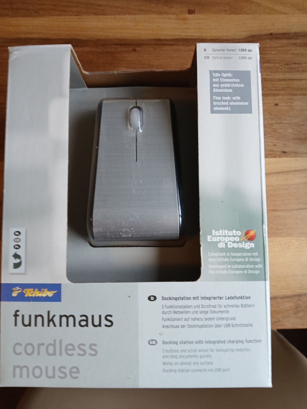 Mouse: Tchibo Cordless Mouse - Stylish and Functional - NEW! – Nuovo e nell'imballaggio originale da Dübendorf venduto da rol_fm6d 1