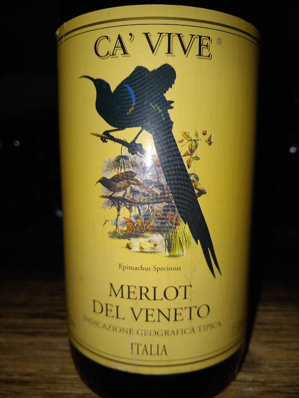 Vino: Merlot de veneto ca'vive 2003 – Nuovo e nell'imballaggio originale da Le locle venduto da juliensaran 1