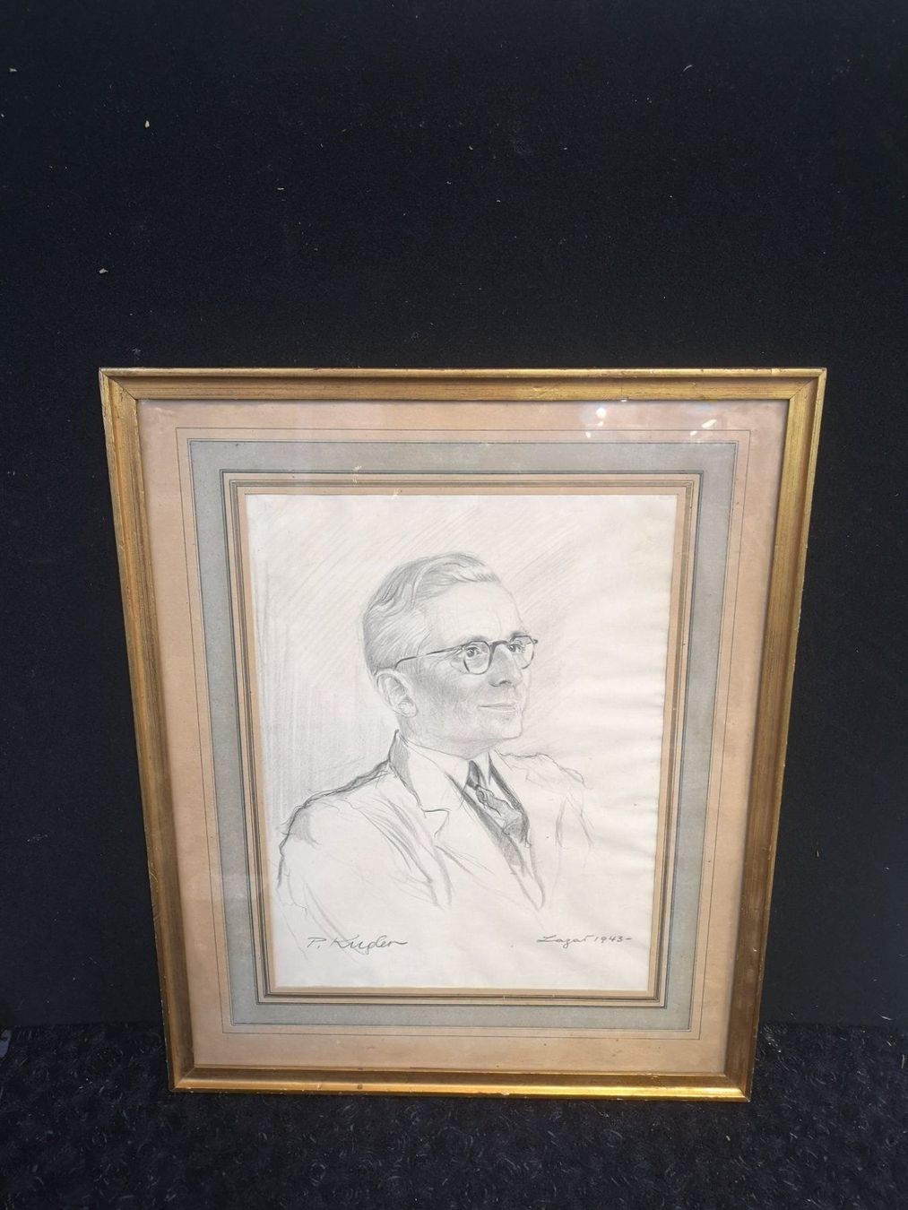 Dipinti: Dessin signé et daté 1943 – Usato da Genève venduto da Qanil77