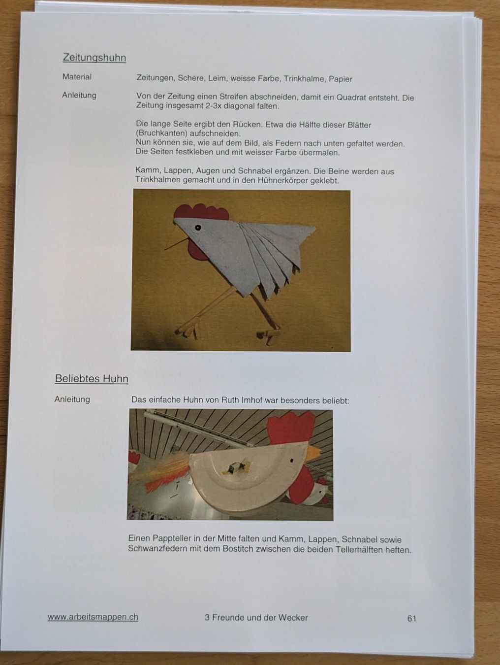 Revues & Magazines: Kindergartenarbeitsmappe: 3 Freunde und der Wecker – D'occasion à Weite par Nur63 5