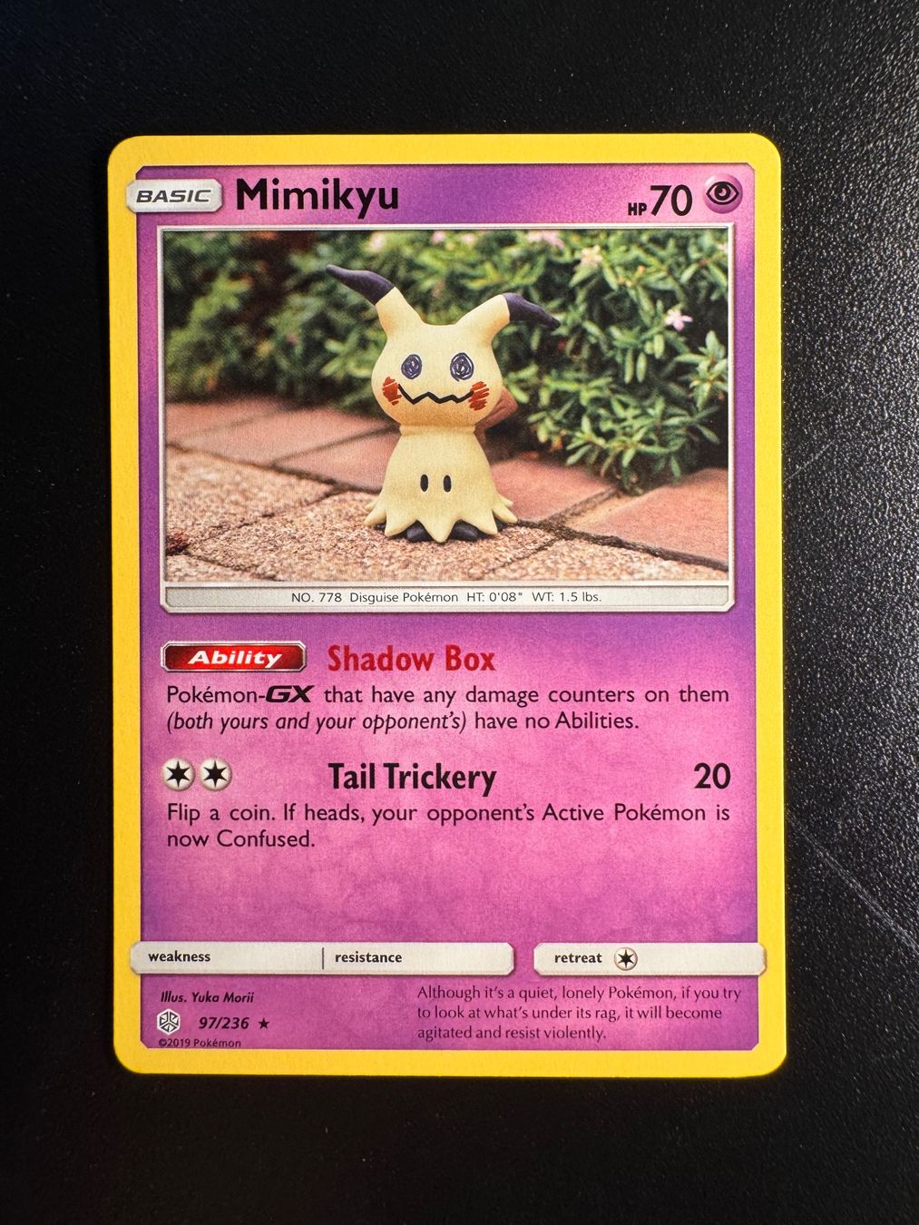 Pokémon Cartes à collectionner: Pokemon Mimikyu CEC97 – D'occasion à Corticiasca par gio_yp69