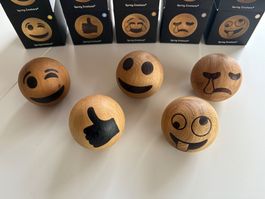 5x Spring Emotions Holz Emojis Aussteller (NP 35,-)