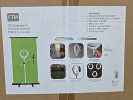 FTM Streaming Kit, neu, mit Ringlicht & Stativ!