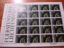 Bogensatz Liechtenstein Weihnachten 1983, ** + ET-o