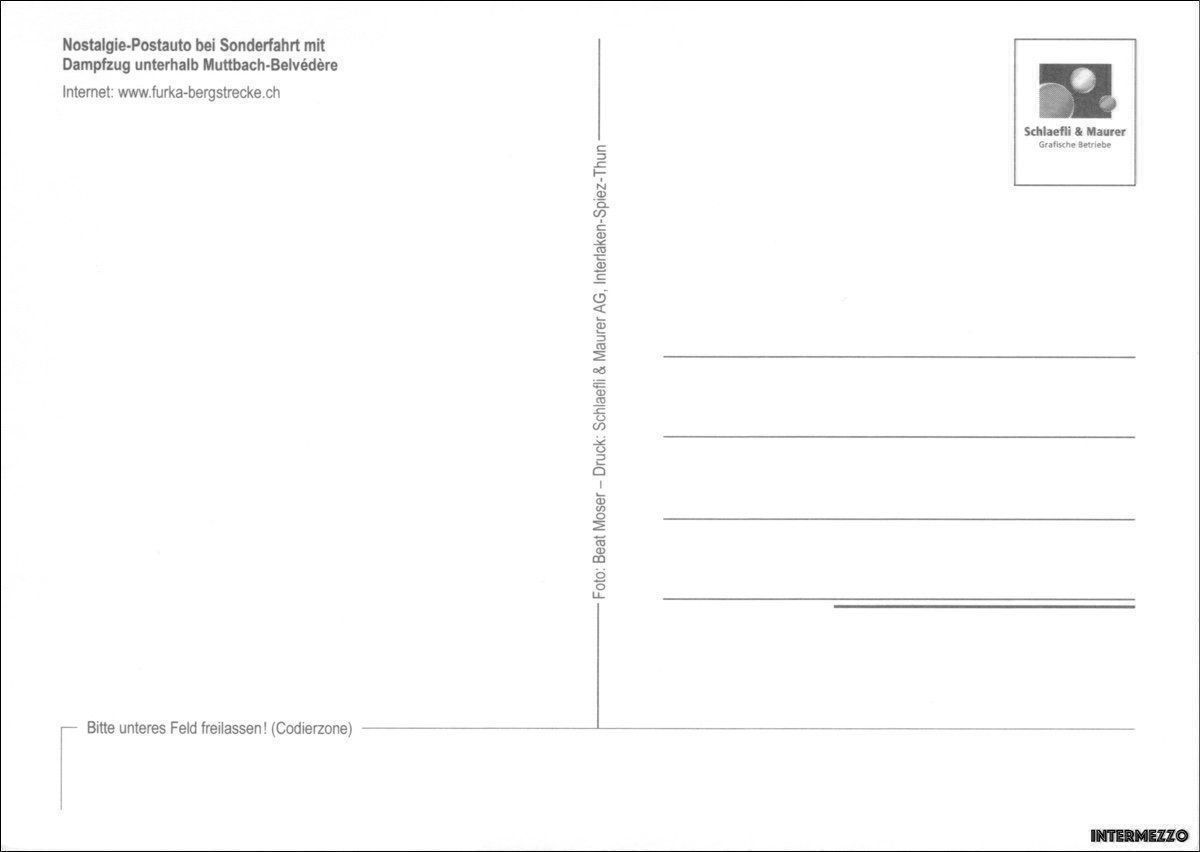 Cartes postales: Postauto // Furka Dampfzug – D'occasion à Basel par intermezzo12 1