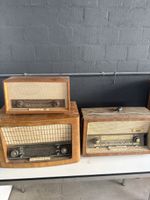 3 Röhrenradios Grundig Siemens Zustand ok