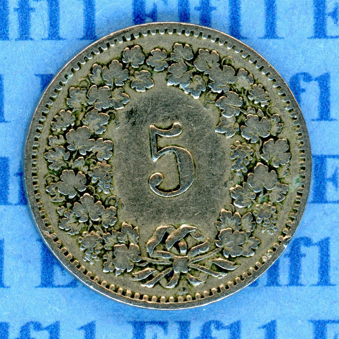 Tutti le monete: CHF___0.05 1911 s 5 Rappen – Usato da Widnau venduto da Elf11 1