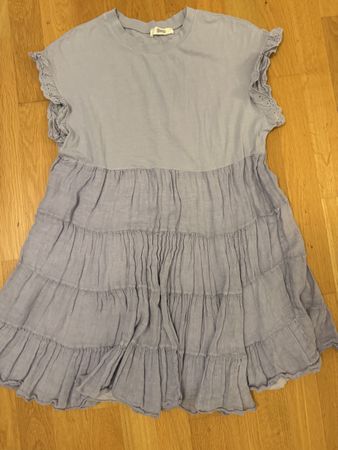 Sommerliches Tunika Kleid, Grösse One Size, Lila 💜