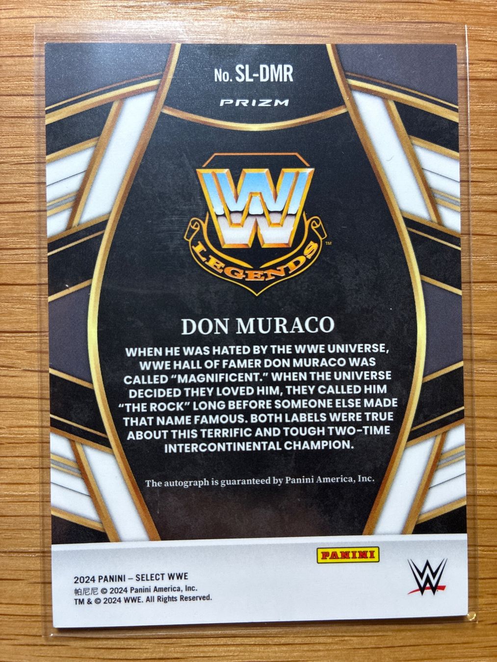 Topps Sammelbilder & Trading cards: Panini Select WWE Don Muraco Autogramm – Gebraucht aus Wangenried von Garagara 1