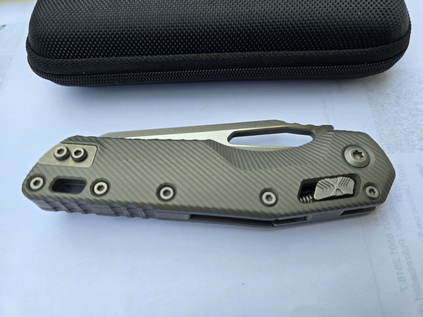 Taschenmesser: Microtech MSI Ram Lok Manual Folder Flutes Apocalyptic – Neu (gemäss Beschreibung) aus Ettingen von 1025andreas