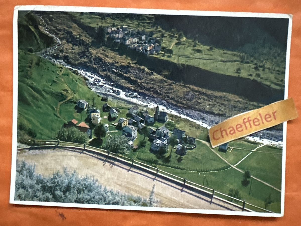 Ansichtskarten: 1958 Im oberen Misox – Gebraucht aus Zürich von Chaeffeler