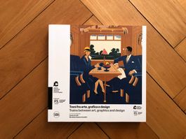 Kunst Buch: Trains between art, graphics and design