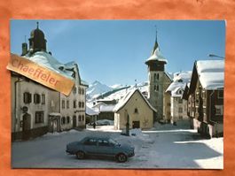 1987 Alte Ansichtskarte von Villa im Lugnez GR 