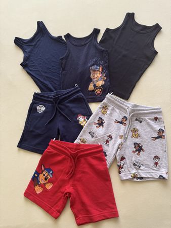 5er Pack Unterhemden & Shorts Paw Patrol Gr. 104