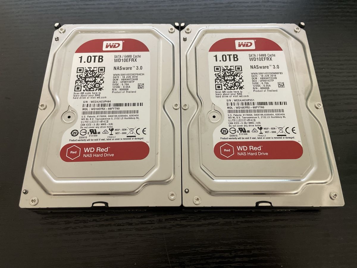 Western Digital Dischi rigidi: 2x 1TB WD Red NAS Hard Drive – Nuovo (secondo la descrizione) da Abtwil SG venduto da Kueng.MultiOutlet