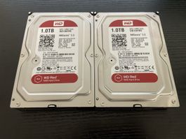 2x 1TB WD Red NAS Hard Drive