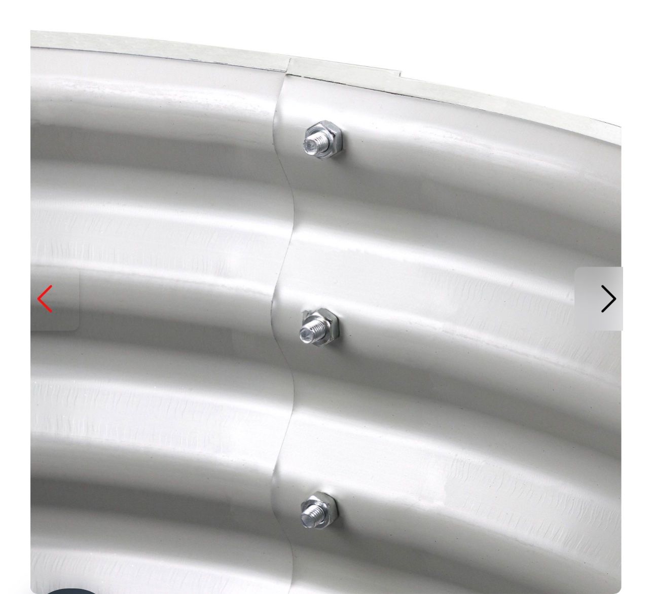 Blumentöpfe: Metall Hochbeet Cornwall Silber oval 161x82x82cm – Neu und originalverpackt aus Amriswil von JaJa-Express 3