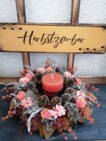 🍂Herbstzauber Tischkranz mit Kerze