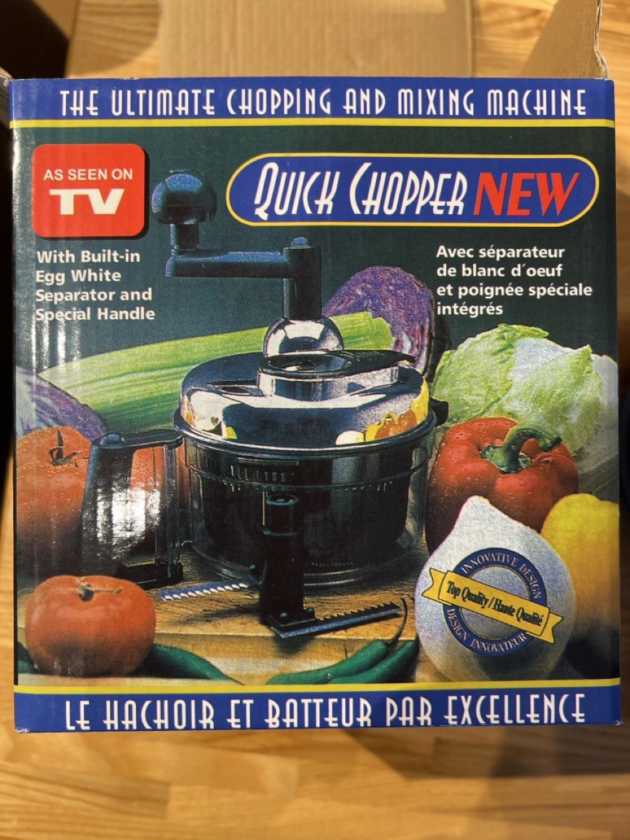 Küchengeräte: Neuer Quick Chopper 2000 - die ultimative Küchenhilfe – Neu und originalverpackt aus Wettingen von Kawasaki987 1