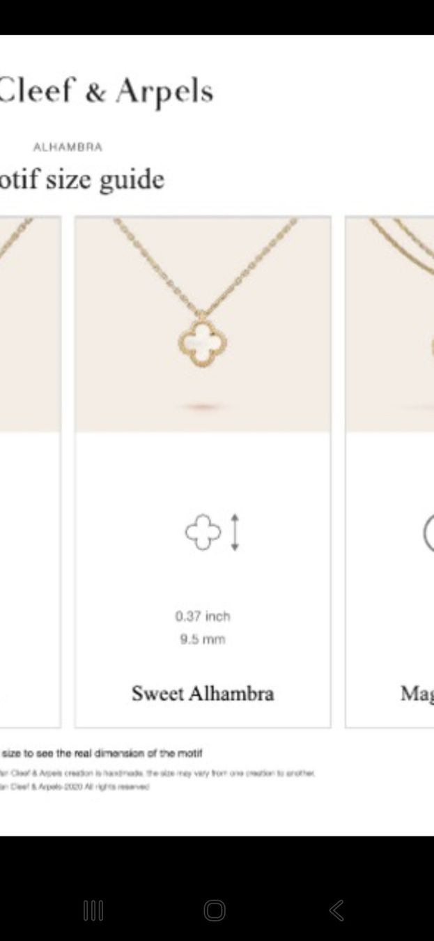 Van Cleef Catenine: Van Cleef and Arpels sweet alhambra – Usato da Lausanne venduto da fashionistagirlie 8