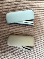 IQOS Holder und Ladecase Blau und Grau