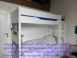 Paidi Stockbett Ylvie 180 cm weiss mit Leiter