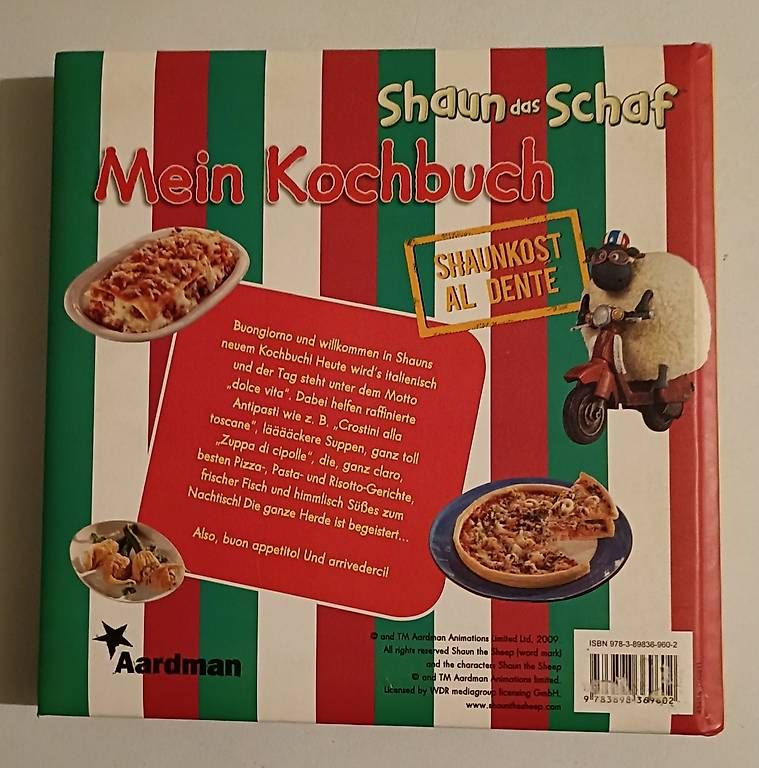 Bücher: Shaun-das-Schaf - Mein Kochbuch – Gebraucht aus Münchenstein von Bouba3 1