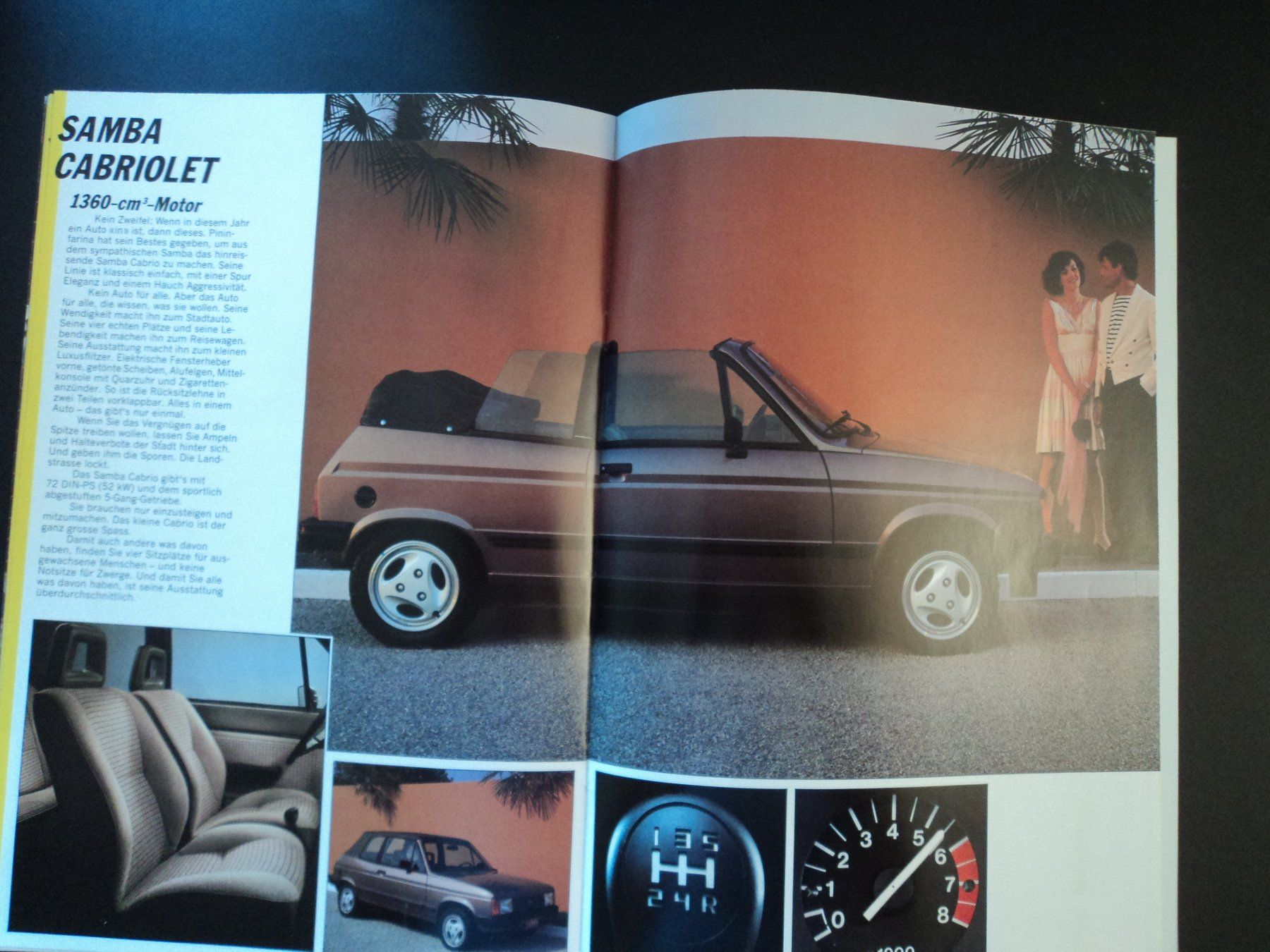 Talbot Documenti: Prospekt Talbot Samba 1985 mit Cabrio – Usato da Schwarzenburg venduto da modelCARama 4