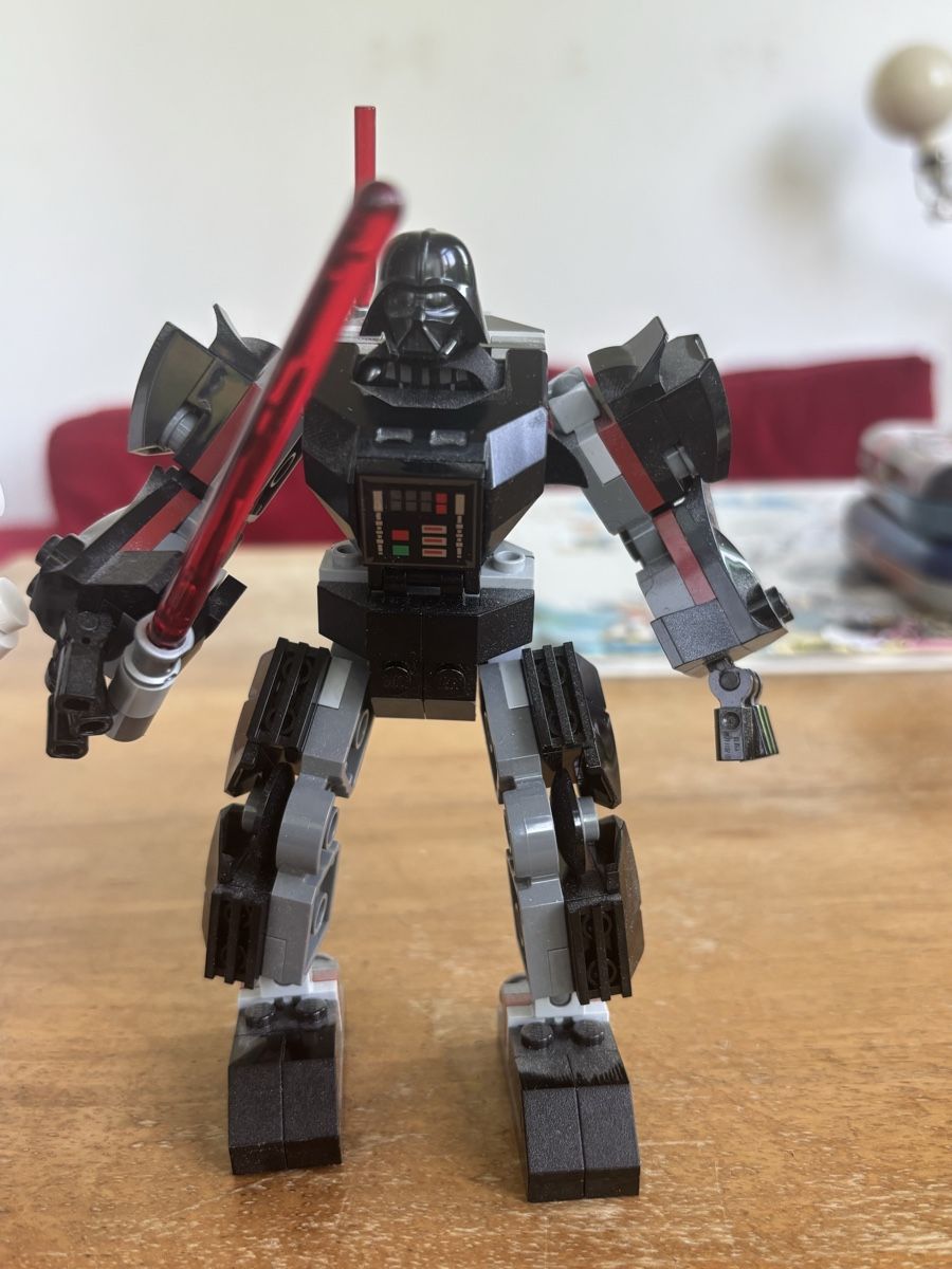 Star Wars Statuette: Lego Star Wars Mech Set Darth Vader Stormtrooper – Usato da Zürich venduto da mar_kjl9 2