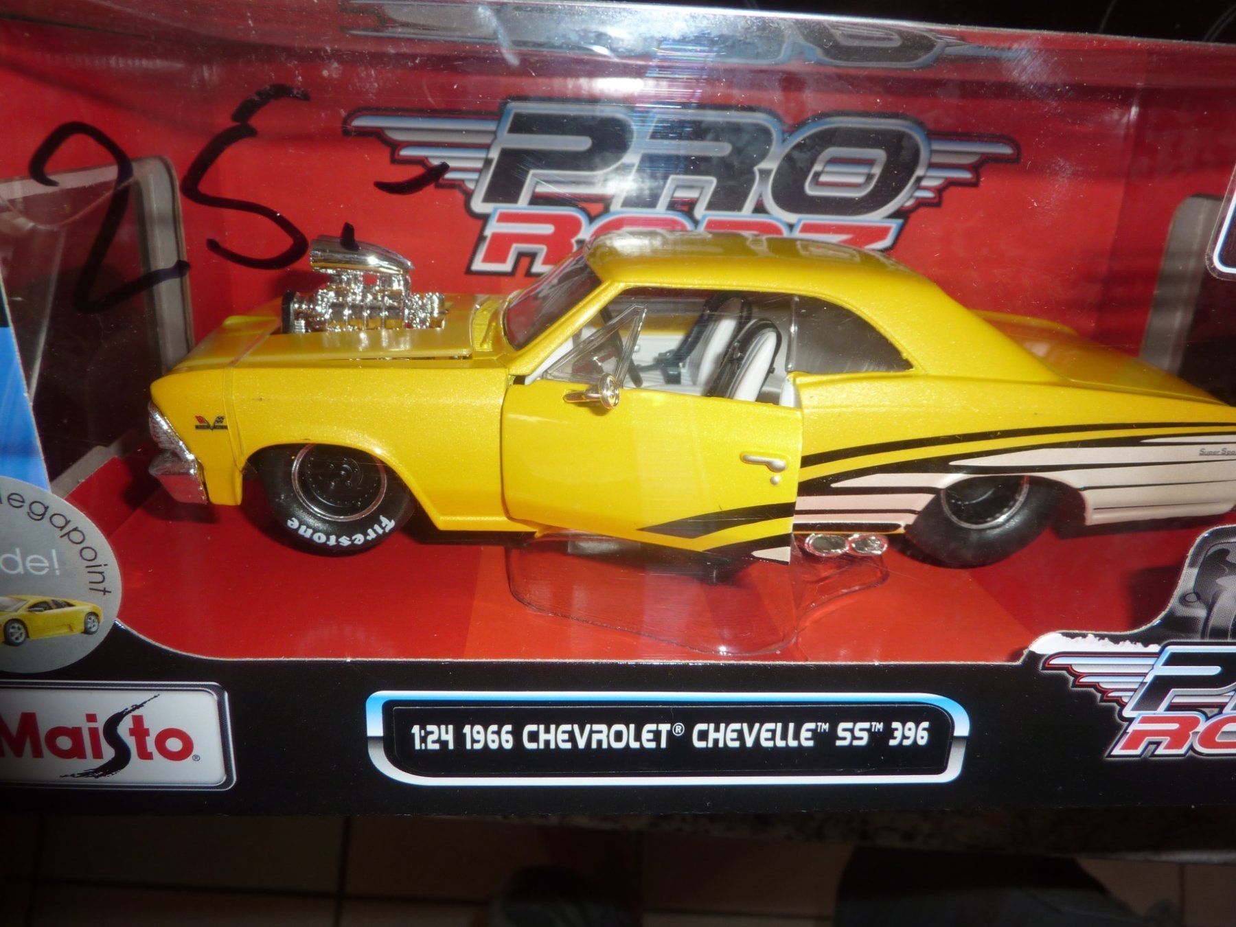 Chevrolet Modellini d'auto: (KOPIE) CHEVY 1966 – Nuovo e nell'imballaggio originale da Balsthal venduto da bouteliee