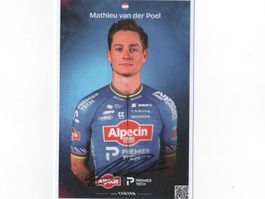 Autogrmmkarte von Radrennfahrer Mathieu van der PoeI NL