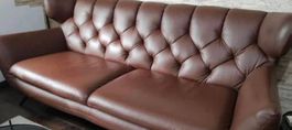 Echtleder Sofa sehr guter Zustand VB