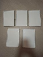 5 x KUGGIS Deckel, weiss, 18x26cm