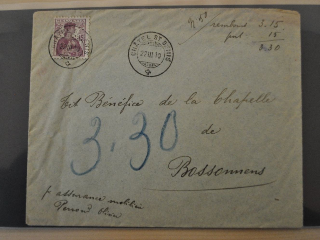 Tutti i francobolli: Brief 1910 (59) – Usato da Zeihen venduto da Hammerpreise