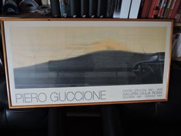 Plakat der Ausstellung Piero Guccione Graphic Work 1961-1983