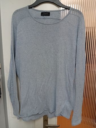 Zara Man Pullover Pulli Sweatshirt Pullover hellblau Gr. M