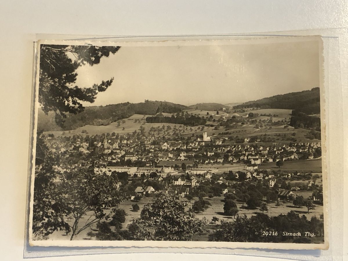 Cartoline postali: Gesamtansicht SIRNACH TG 1945 – Usato da Lufingen venduto da Rac0 1