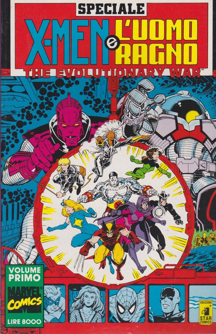 BD: marvel speciale X MEN E L'UOMO RAGNO THE EVOLUTIONARY WAR – D'occasion à Vezia par Aquarius_Age