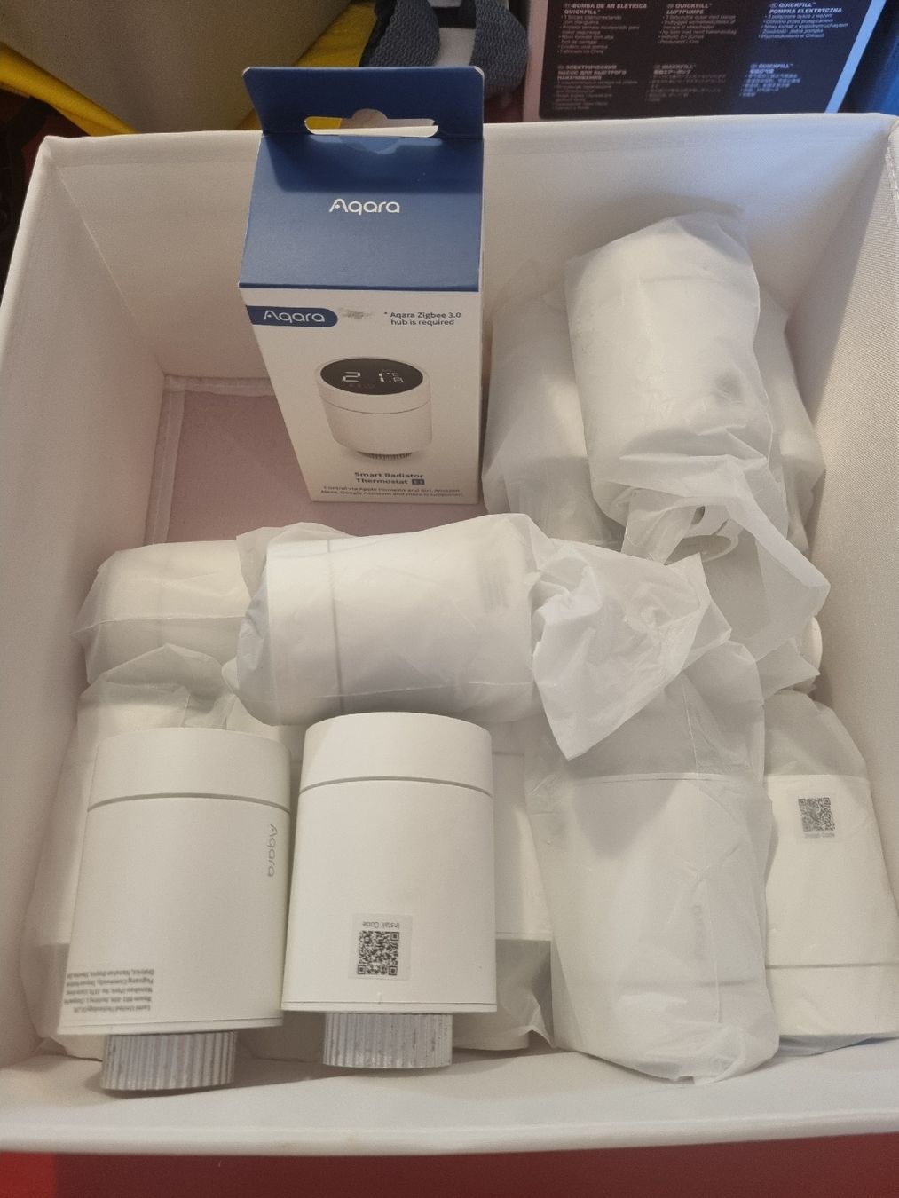Aqara Sistema di controllo: 15 Aqara Smart Radiator Thermostat E1 Zigbee – Usato da Murten venduto da Inf-shop 5