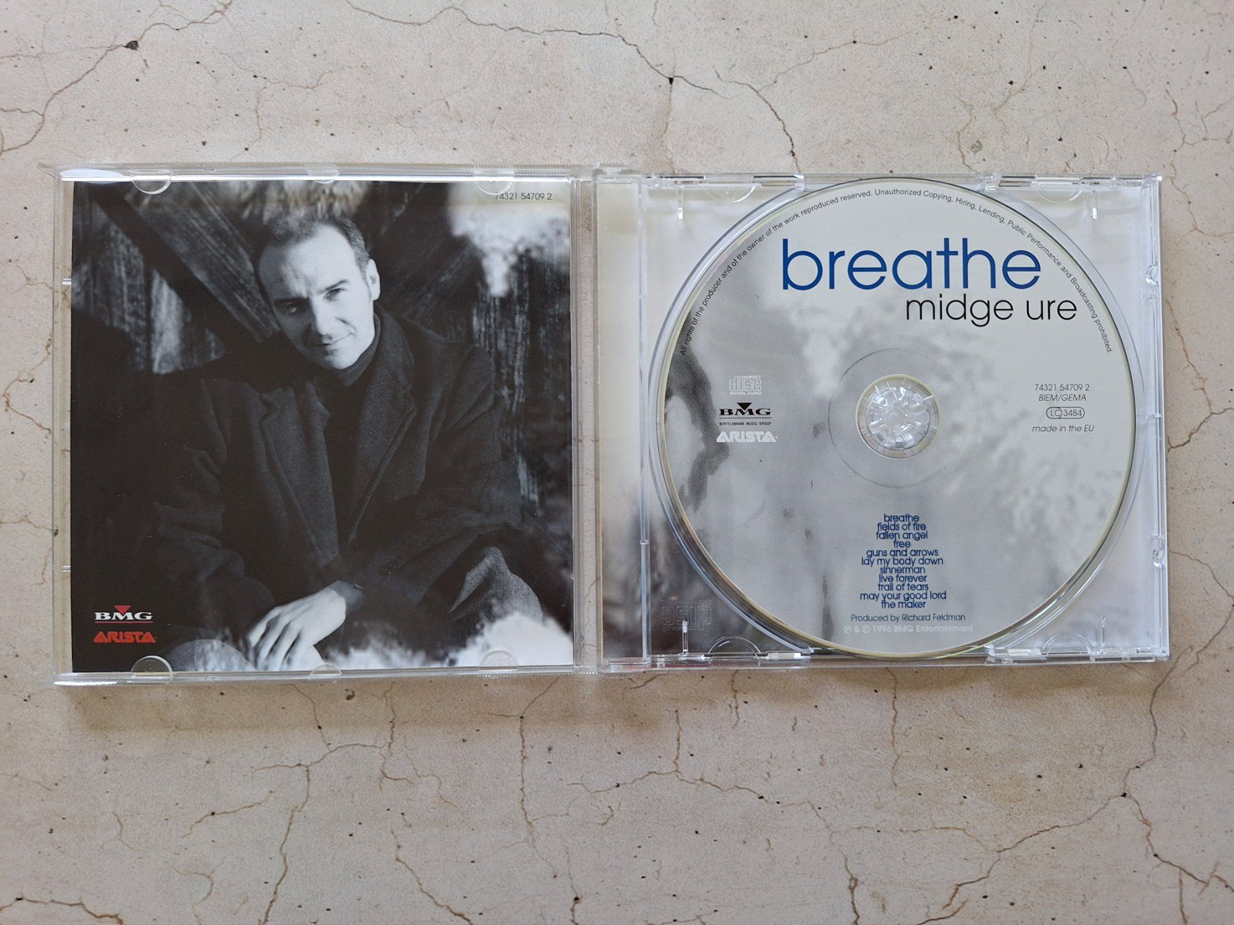 CD: CD midge ure - breathe – Usato da Schaffhausen venduto da Mipakr 1
