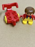 Vintage LEGO Duplo Dreirad Rot mit Kinder-Figur – Rarität